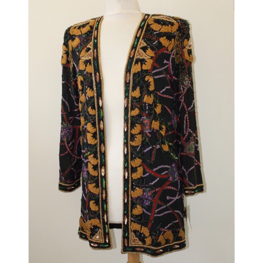 Vintage Beaded Jacket by Jasdee